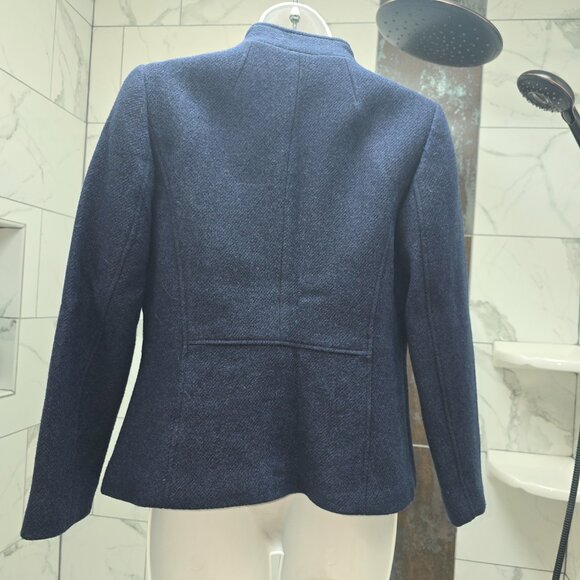 NWT Talbots Navy Blue Wool Blazer / Jacket  6P - Picture 5 of 9